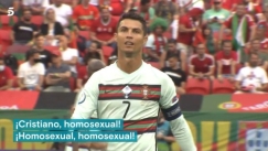 Ομοφοβικά συνθήματα από τους Ούγγρους στον Ρονάλντο (vid)
