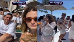 Σε κορονο-πάρτι σε βίλα στη Μύκονο ο Σέρχι Ρομπέρτο (vid)