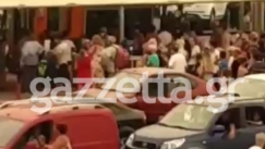 Τεράστια ουρά στα λουτρά Αιδηψού: H μόνη έξοδος από τη Βόρεια Εύβοια (pics & vid)