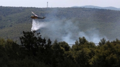 Νέα μεγάλη φωτιά στα Βίλια στην περιοχή Κάζα (vid)