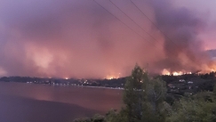 Μάχη με τις αναζωπυρώσεις στην Εύβοια, κάηκαν πάνω από 150 σπίτια (vids)