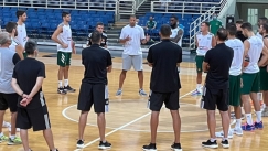 Στην προπόνηση του Παναθηναϊκού ο Μάικ Μπατίστ (pic)