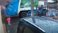 Υπάλληλος του δήμου στη Βραζιλία σώζει τελευταία στιγμή παιδάκι από αυτοκίνητο (vid)