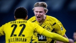 Ο Χάαλαντ παρέλαβε το βραβείο του για τον κορυφαίο επιθετικό της περασμένης σεζόν (pic)