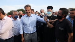 Μητσοτάκης από το Αρκαλοχώρι Ηρακλείου: «Άμεσα μέτρα στήριξης στους σεισμόπληκτους» (vid)