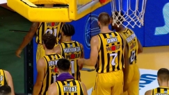 Το buzzer beater του Φίνκε στην εκπνοή του ημιχρόνου του Άρης-Κολοσσός (vid)