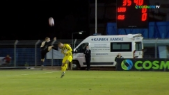 Ο Ελευθεριάδης βρήκε με το πόδι τον Σούντγκρεν στο κεφάλι και αποβλήθηκε (vid)