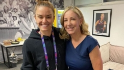 Σάκκαρη - Έβερτ: Η συνάντηση της Μαρίας με την θρυλική αντίπαλο της μαμάς της