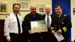 To Λιμεναρχείο Ηγουμενίτσας τίμησε τον Χουάν Ραμόν Ρότσα!