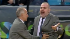 Έξαλλος ο Δέδας με τους διαιτητές, δέχθηκε τεχνική ποινή (vid)