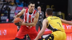 Ο Ολυμπιακός έκανε το χειρότερο ημίχρονο της χρονιάς με 27 πόντους κόντρα στην ΑΕΚ