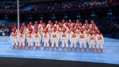 Η εκτέλεση του Ολυμπιακού Ύμνου στα Ελληνικά! (vid)