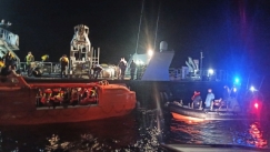 Euroferry Olympia: Διασωληνώθηκε ο ένας εκ των διασωθέντων του φλεγόμενου πλοίου