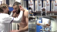 Η απόλυτη τρέλα στ' αποδυτήρια της Ρεάλ, σε ανεξέλεγκτη κατάσταση ο Μόντριτς! (vid)