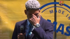 Ο Αραούχο υπέγραψε το νέο συμβόλαιο με την Μπαρτσελόνα και δάκρυσε (vids)