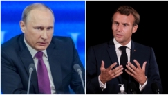 Ο Πούτιν συνεχάρη τον Μακρόν για την επανεκλογή του: «Καλή επιτυχία στη δημόσια δράση σας και καλή υγεία»