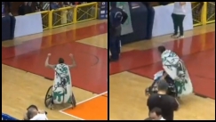 Ο Μαρτσάκης έκανε τον πανηγυρισμό της χρονιάς για το πρωτάθλημα ΑΜΕΑ του Παναθηναϊκού (vid)