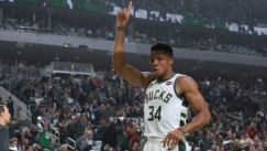 O Giannis πήρε άλλη μία κορυφή των Μπακς από τον Τζαμπάρ (vids)