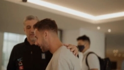 Το καλωσόρισμα του τεχνικού διευθυντή, Κώστα Κωνσταντινίδη στους διεθνείς (vid)
