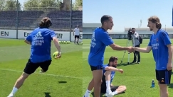 Ο Μόντριτς σκοράρει με εξωτερικό φάλτσο και αποθεώνεται στην προπόνηση της Ρεάλ (vid)