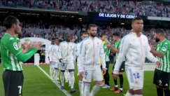 Διπλό «pasillo» πριν τη σέντρα στο Μπερναμπέου ανάμεσα στην πρωταθλήτρια Ρεάλ Μαδρίτης και την κυπελλούχο Μπέτις (vid)