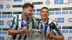 Χατζηγιοβάνης: «Το είχα πει από τον Ατρόμητο ότι έρχονται καλύτερα, βγήκαμε και Ευρώπη πήραμε και Κύπελλο» (vid)