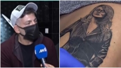 Η Αγγελική Νικολούλη ζήτησε να μιλήσει με το νεαρό που την έκανε τατουάζ: «Είναι είδωλο, την αγαπώ» (vid)