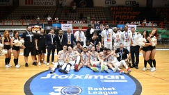 Η απονομή στον Προμηθέα για την κατάκτηση της 3ης θέσης στην Basket League (vid)