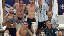 Παρών στους πανηγυρισμούς της Αργεντινής μέσω... βιντεοκλήσης ο Αγουέρο 