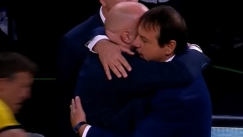 Ο Αταμάν πήγε να αγκαλιάσει τον Τζόρτζεβιτς 1' πριν τη λήξη του τελικού (vid)