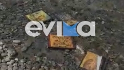 Εύβοια: Γέμισε με θρησκευτικές εικόνες η θάλασσα στη Λάμψακο (vid)