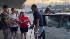 Με πατερίτσες επέστρεψε ο Ναδάλ στην Μαγιόρκα (vid)