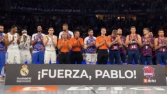 Χειροκρότημα για τον Πάμπλο Λάσο πριν το Game 3 Ρεάλ - Μπασκόνια (vid)