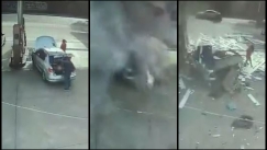  Σοκαριστικό ατύχημα σε πρατήριο στη Βραζιλία: Αυτοκίνητο εξερράγη την ώρα που ο οδηγός έβαζε αέριο (vid)