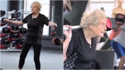 Μια γυναίκα 100 χρονών στην Αυστραλία, πηγαίνει πέντε φορές την εβδομάδα στο γυμναστήριο (vid)