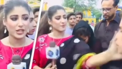 Τηλεοπτική ρεπόρτερ στο Πακιστάν έριξε live χαστουκάρα σε παρευρισκόμενο αγόρι (vid)