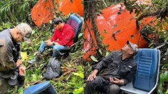 Υποψήφιος πρόεδρος του Παναμά έβγαλε βίντεο την σοκαριστική συντριβή του ελικοπτέρου του στη ζούγκλα (vid)
