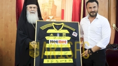 Ευλογία στους Αγίους Τόπους για τον Άρη πριν την Μακάμπι! 