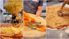 Στη Θεσσαλονίκη σερβίρουν τη μεγαλύτερη πίτσα της Ελλάδας