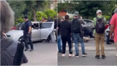 Οδηγός ΙΧ πήγε να πατήσει διαδηλωτές έξω από την πρεσβεία του Ιράν στην Αθήνα (vid)