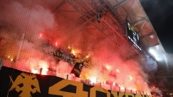 Η «καυτή» ατμόσφαιρα στην «OPAP Arena» για το ΑΕΚ-ΠΑΟΚ (vid)