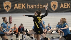 Δεύτερη νίκη για την ΑΕΚ στην Α1 χάντμπολ γυναικών, 27-26 το Πανόραμα