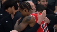 Ο ΝτεΡόζαν ξεπέρασε τους 20.000 πόντους στο ΝΒΑ και ο Πόποβιτς κάλεσε τάιμ άουτ για να αποθεωθεί (vid)