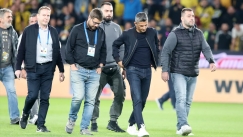 Ένταση με Λουτσέσκου στη βόλτα του στον αγωνιστικό χώρο (vid)