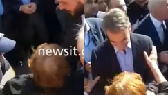 Απρόοπτο με Μητσοτάκη στο μετρό Πειραιά: Ηλικιωμένη έπεσε μπροστά του (vid)