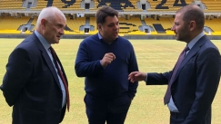 Στην OPAP Arena ο Πρέσβης των ΗΠΑ, Γιώργος Τσούνης