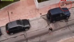 Αδιανόητο video στην Δραπετσώνα: Λυκόσκυλο κατασπάραξε μικρό κανίς, έφυγε ατάραχη η ιδιοκτήτρια (vid)