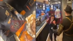 Τουρίστας στη Κωνσταντινούπολη έβγαζε βίντεο το σουβλάκι του και κατέγραψε τυχαία τη στιγμή της έκρηξης (vid)