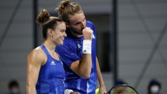 Σάκκαρη: «Είμαστε χαρούμενοι που έχουμε πετύχει τρεις νίκες για την Ελλάδα»