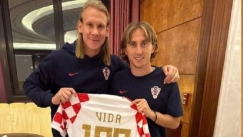 Μόντριτς και Ντάλιτς συνεχάρησαν τον Βίντα για τις 100 συμμετοχές με την Κροατία